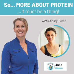 So... more about protein...... it must be a thing!- Chrissy Freer