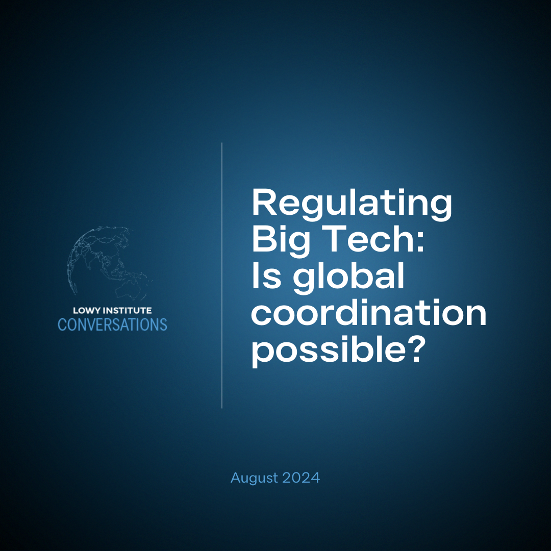 Regulating Big Tech: Is global coordination possible?