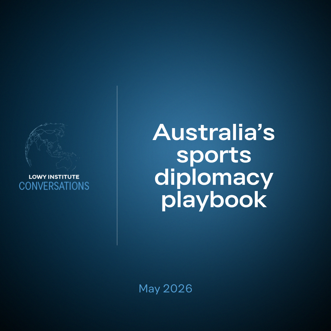 Australia’s sports diplomacy playbook