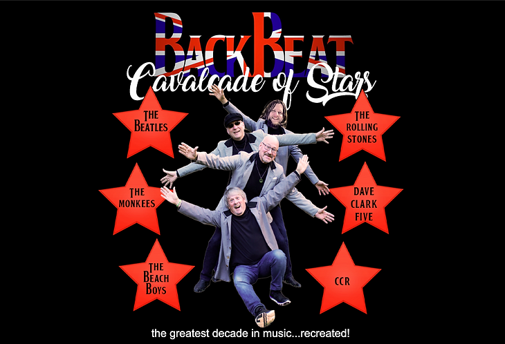 'BACKBEAT' - "CAVALCADE OF STARS" Feb 2nd at The Tidemark Theatre!