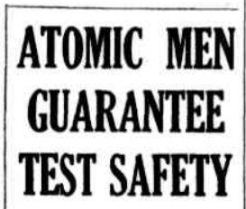 Atomic Testing