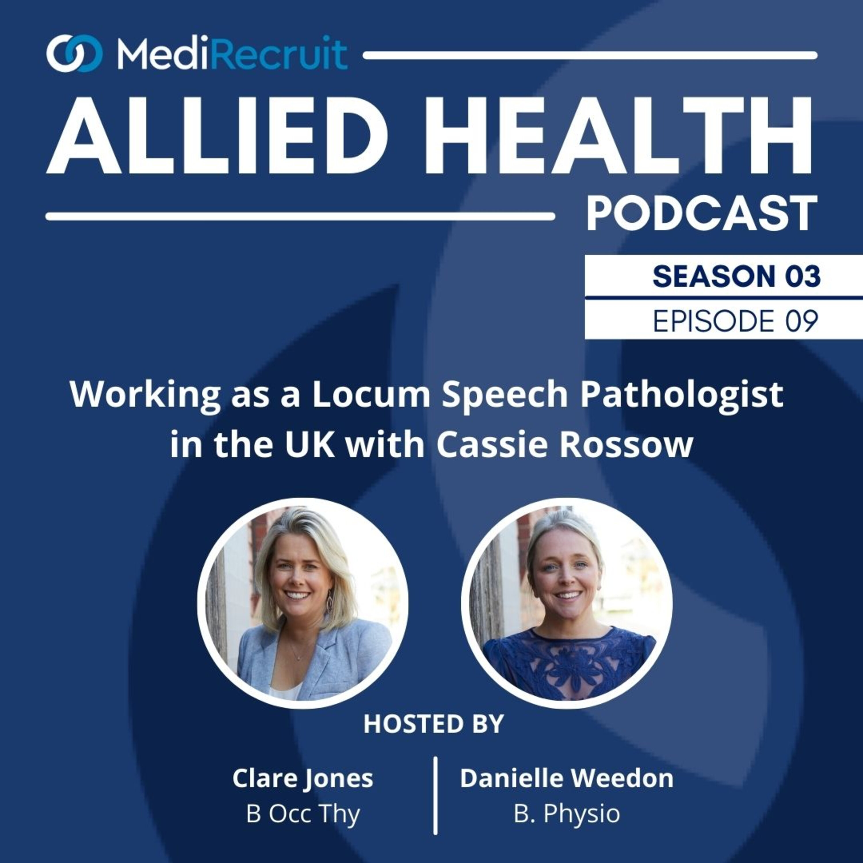 S3E9: Working as a Locum Speech Pathologist in the UK with Cassie Rossow episode artwork