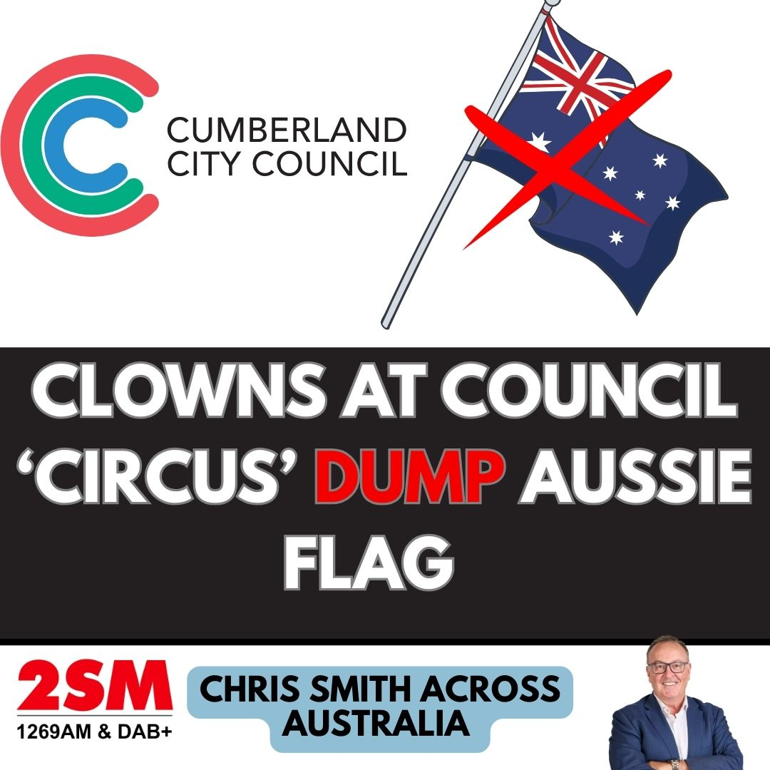 CLOWNS AT COUNCIL  ‘CIRCUS’ DUMP AUSSIE FLAG  