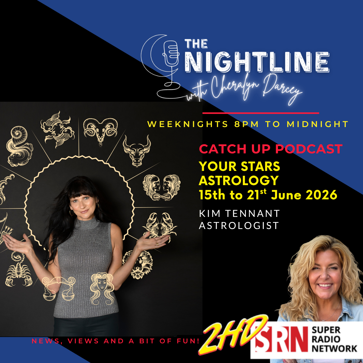Your Stars with Kim Tennant 15 June 2026 episode artwork