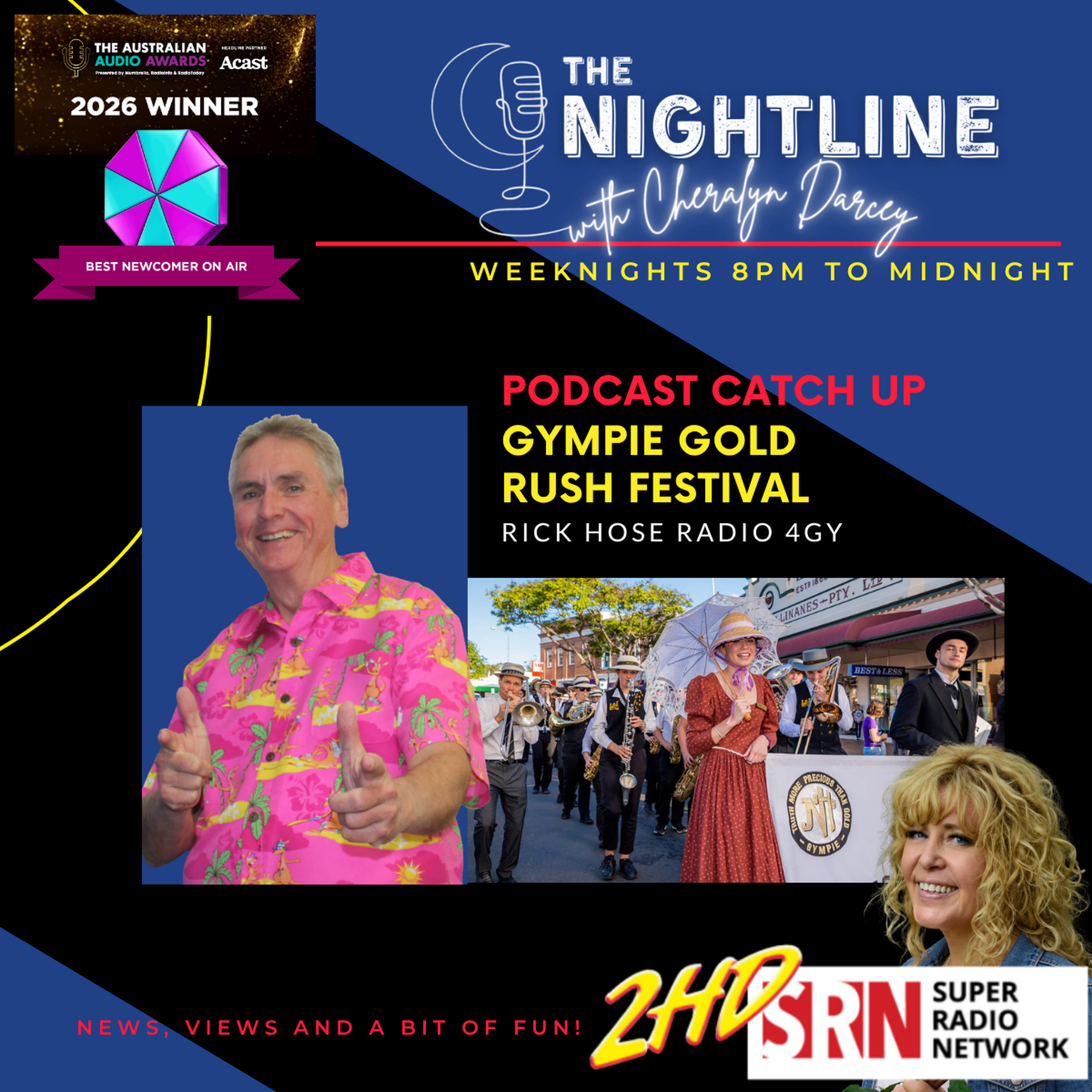 Rick Hose Radio 4GY - Gympie Gold Rush Festival 2026