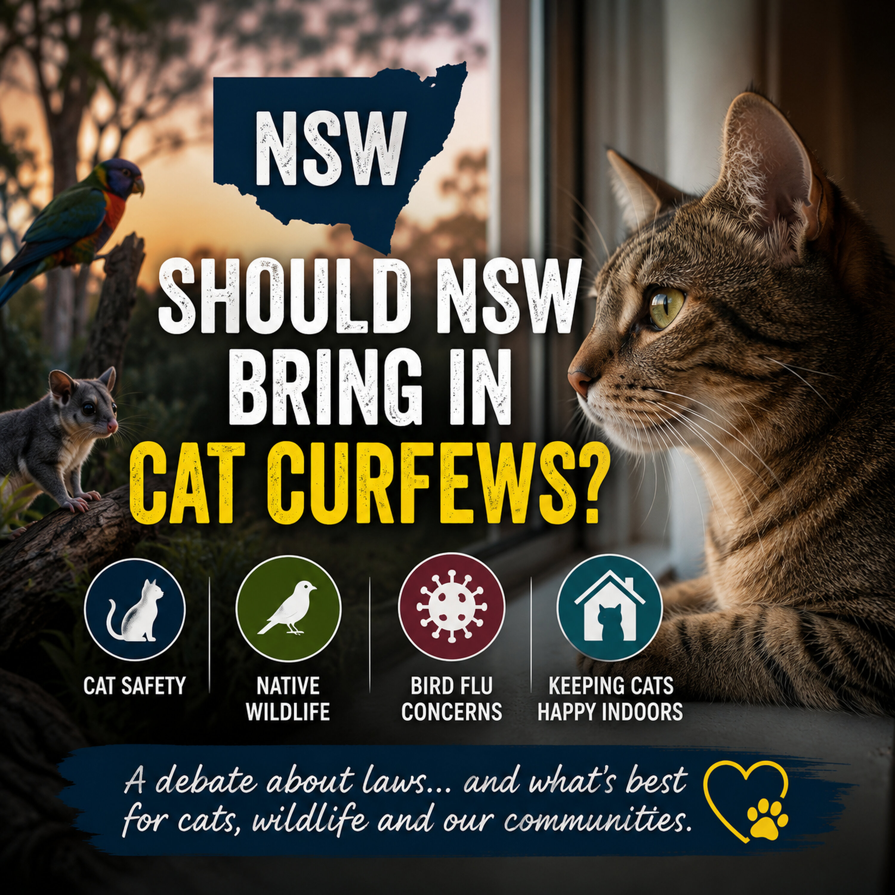 Cat News: Should NSW Bring In Cat Curfews? 29 July 2026
