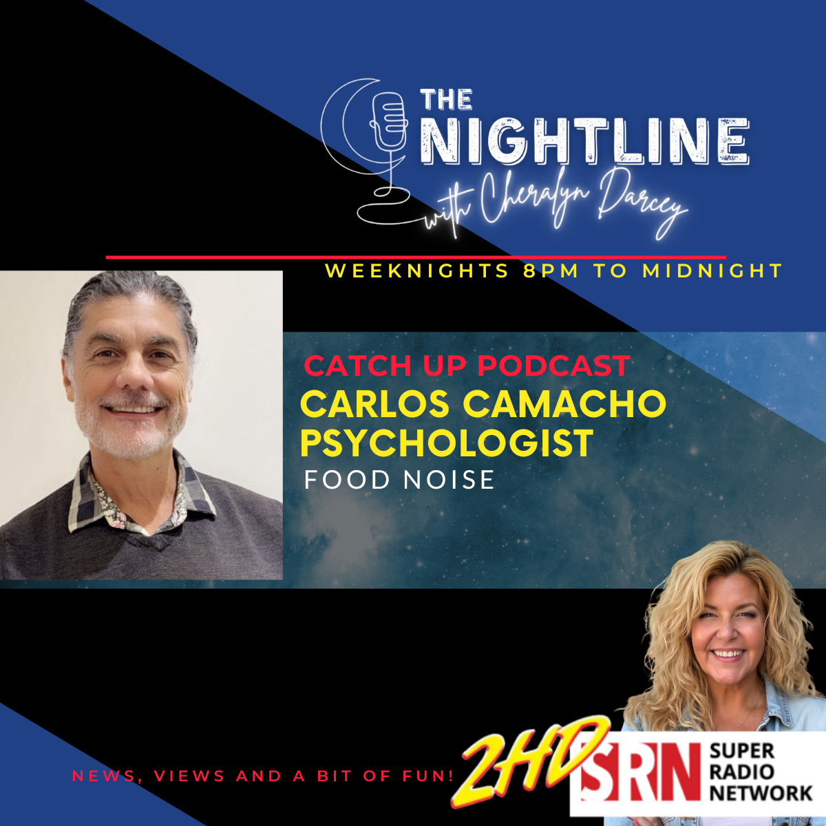 Carlos Camacho Psychologist: Food Noise 13 July 2026