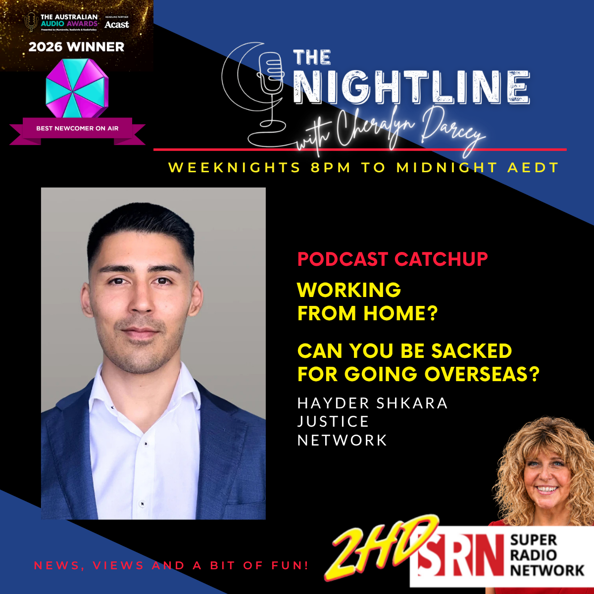 Hayder Shkara Justice Network - Working From Home, But Where Is Home?