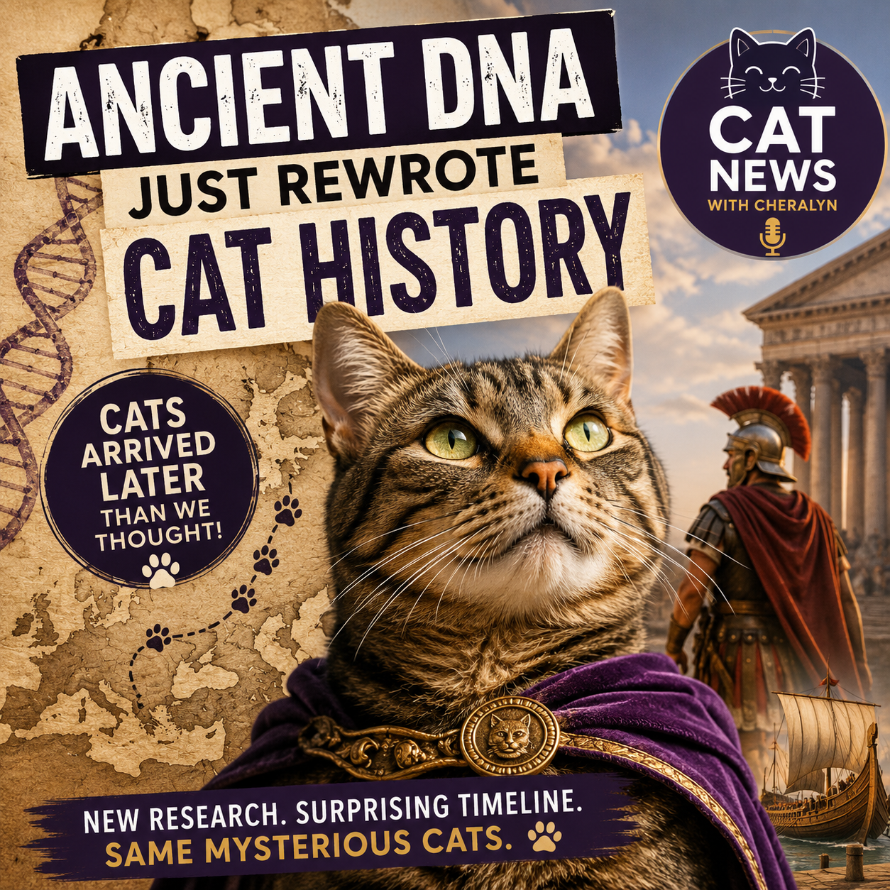 Cat News: The Romans and the Rise of House Cats 30 June 2026