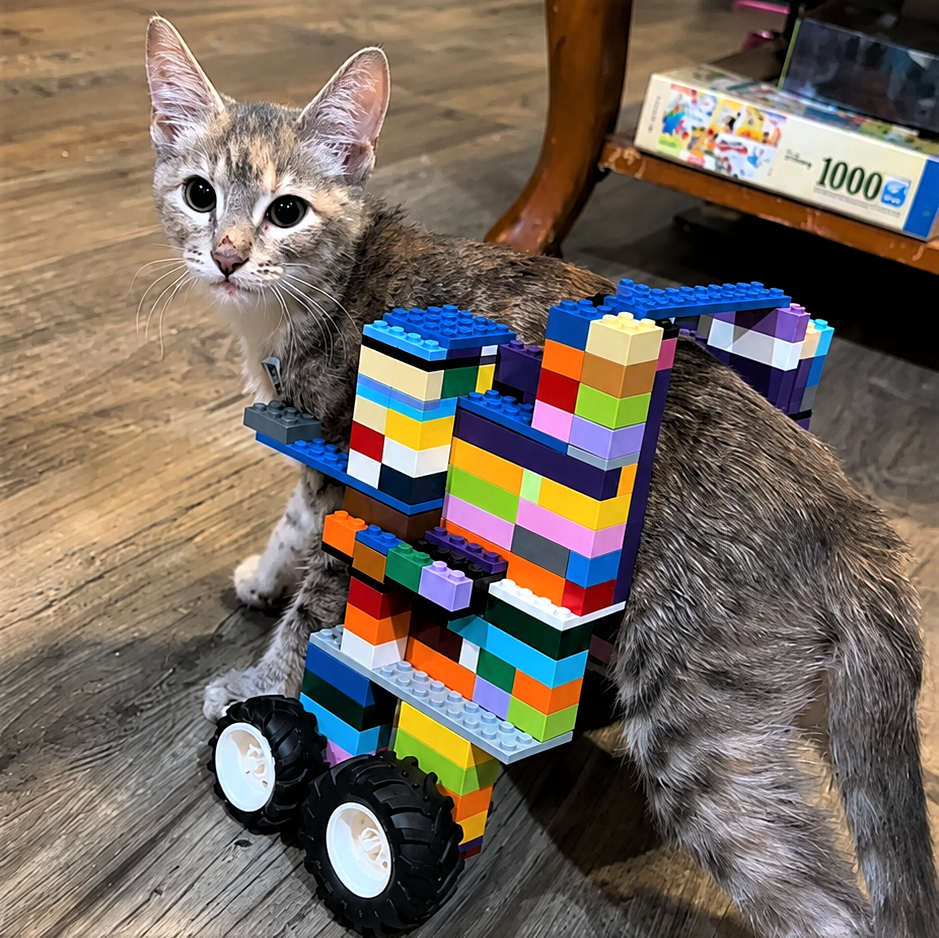 Cat News: Kids Build a Disabled Cat a LEGO Wheelchair 18 August 2026 episode artwork