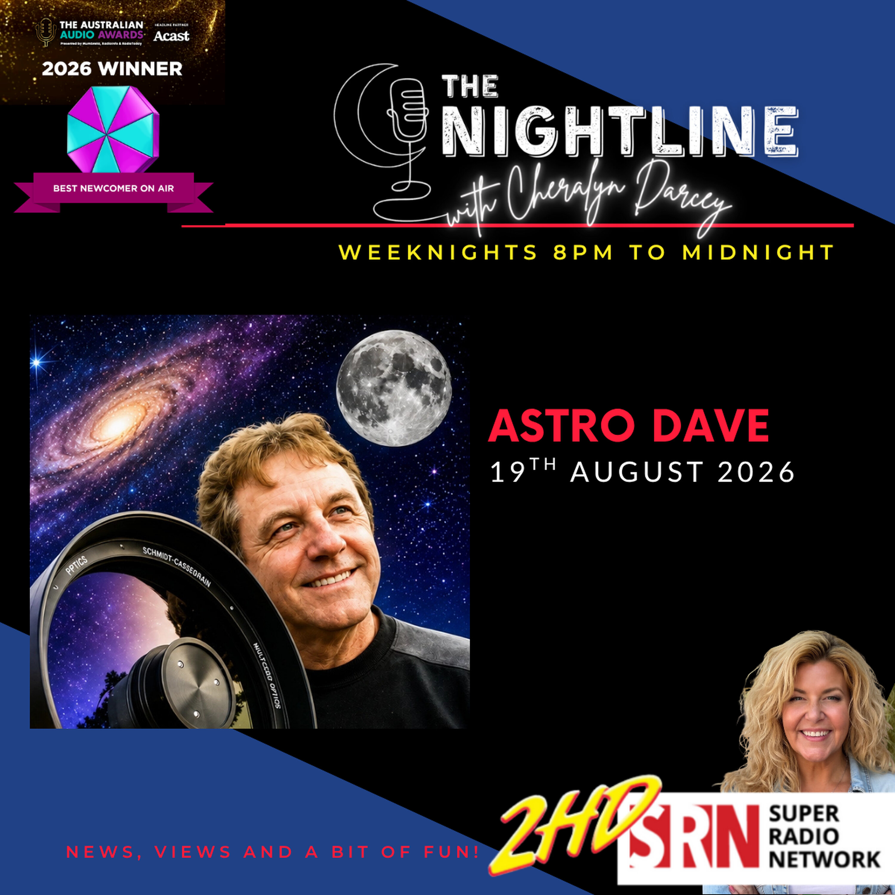 SPACE REPORT with Astro Dave 19 August 2026 episode artwork
