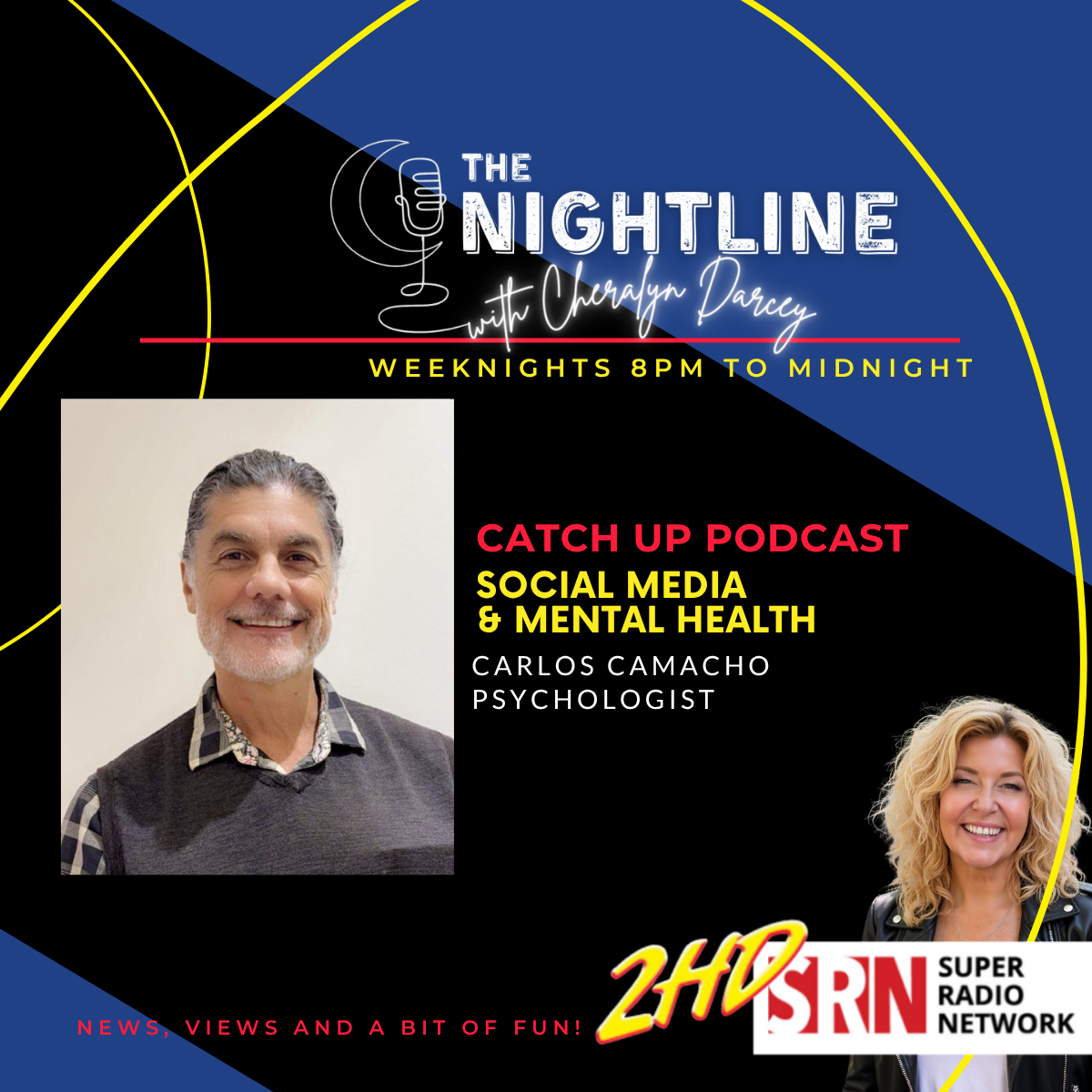 Carlos Camacho: Social Media & Mental Health 01 June 2026 episode artwork