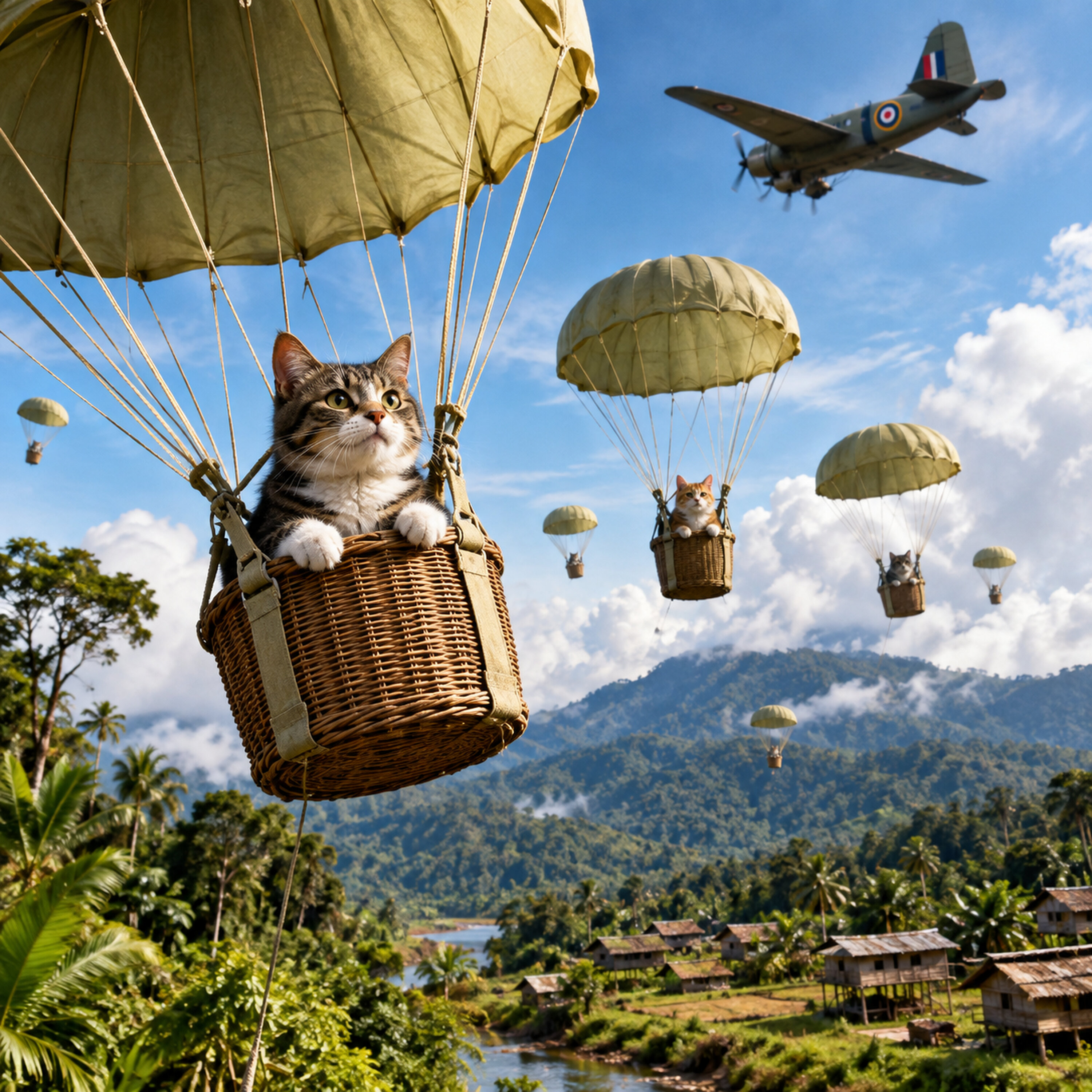 Cat News: Operation Cat Drop True Story of Cats Falling From the Sky