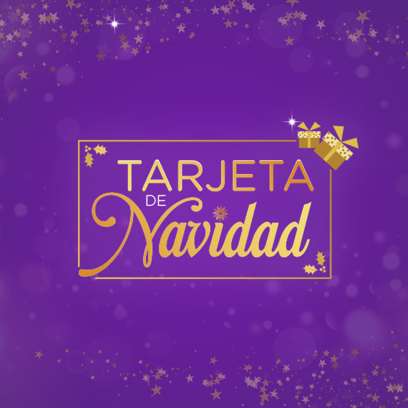 Tarjeta de navidad para los papis José y Gladys