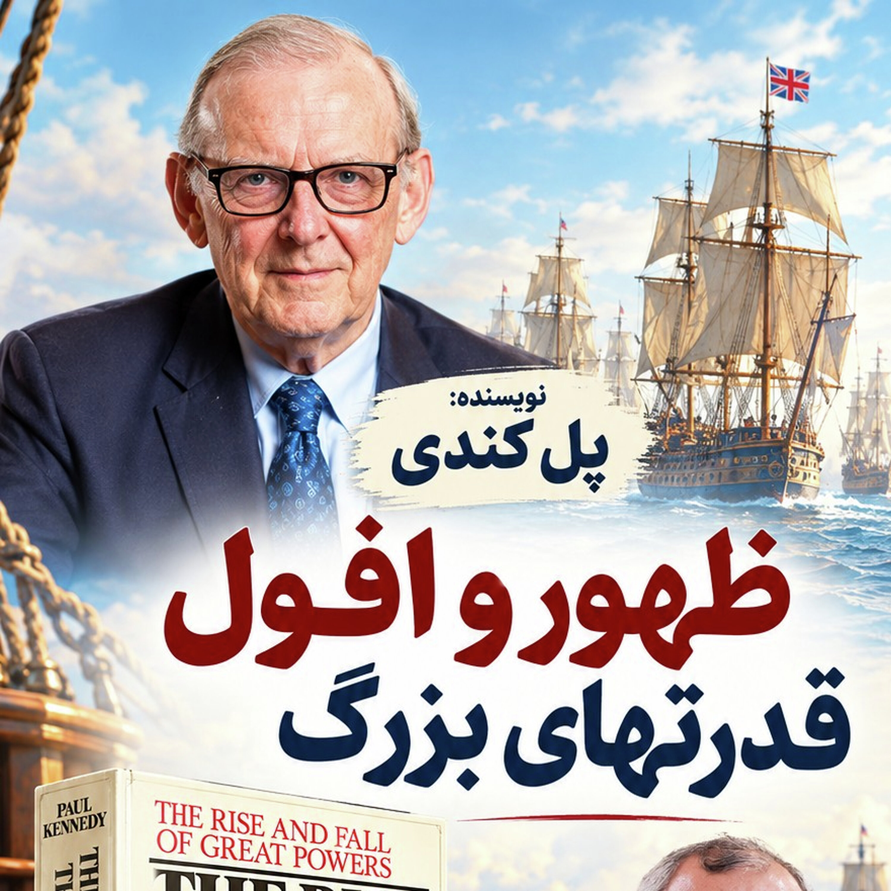 کاور خلاصه کتاب ظهور و افول قدرتهای بزرگ، نوشته: پل کندی