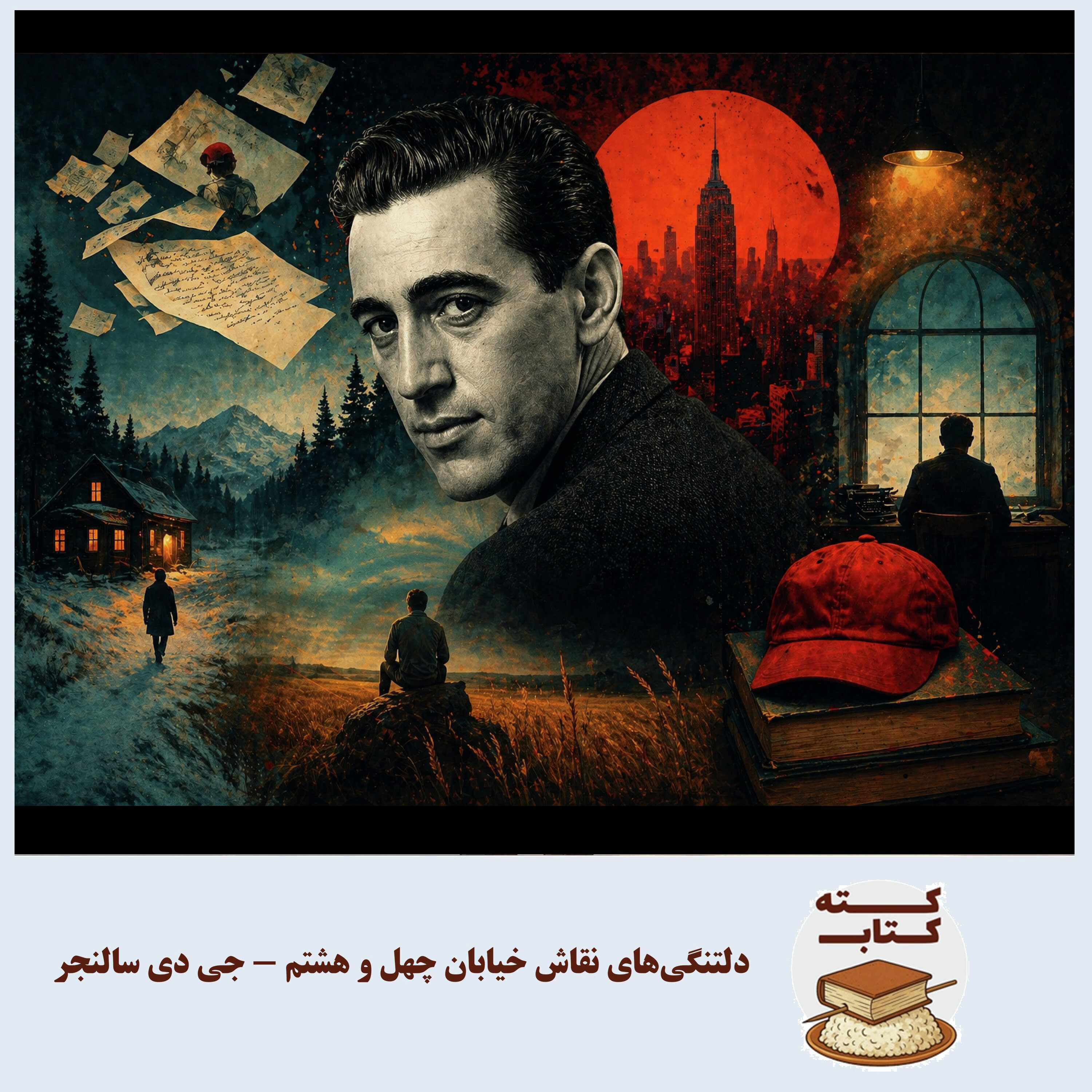 کته کتاب: دلتنگیهای نقاش خیابان چهل و هشتم - جی دی سالینجر
