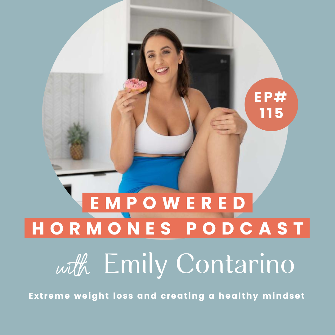 #115 Extreme weight loss and creating a healthy mindset with Emily Contarino episode artwork