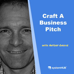 How To Craft Your Business Pitch with Antony Gaddie