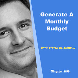 Generating a Monthly Budget Using Xero with Steven Briginshaw