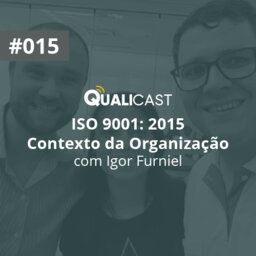 #015 – ISO 9001:2015 – Contexto da Organização com Igor Furniel