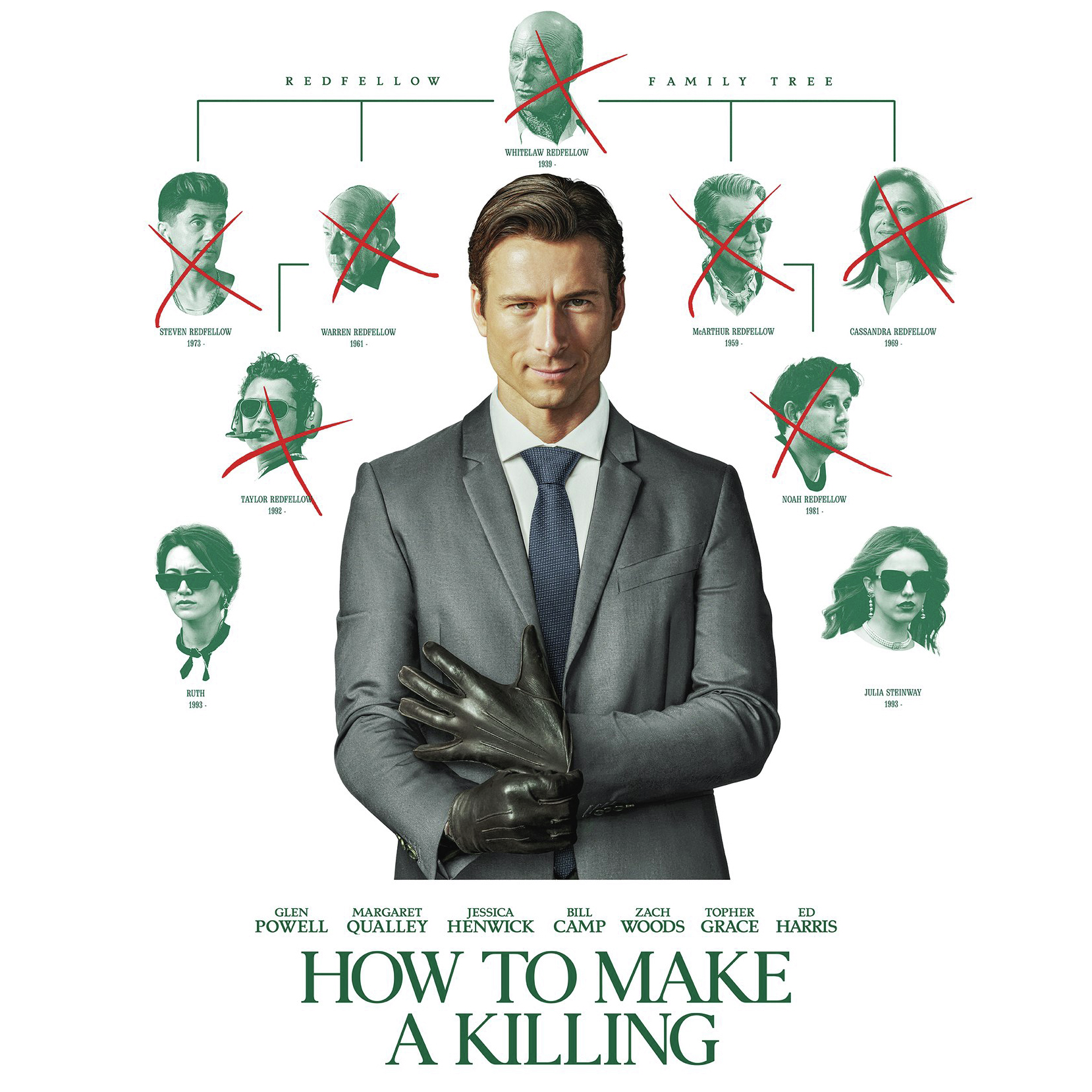 Joey V's Movies: "How to Make a Killing" starring Glen Powell