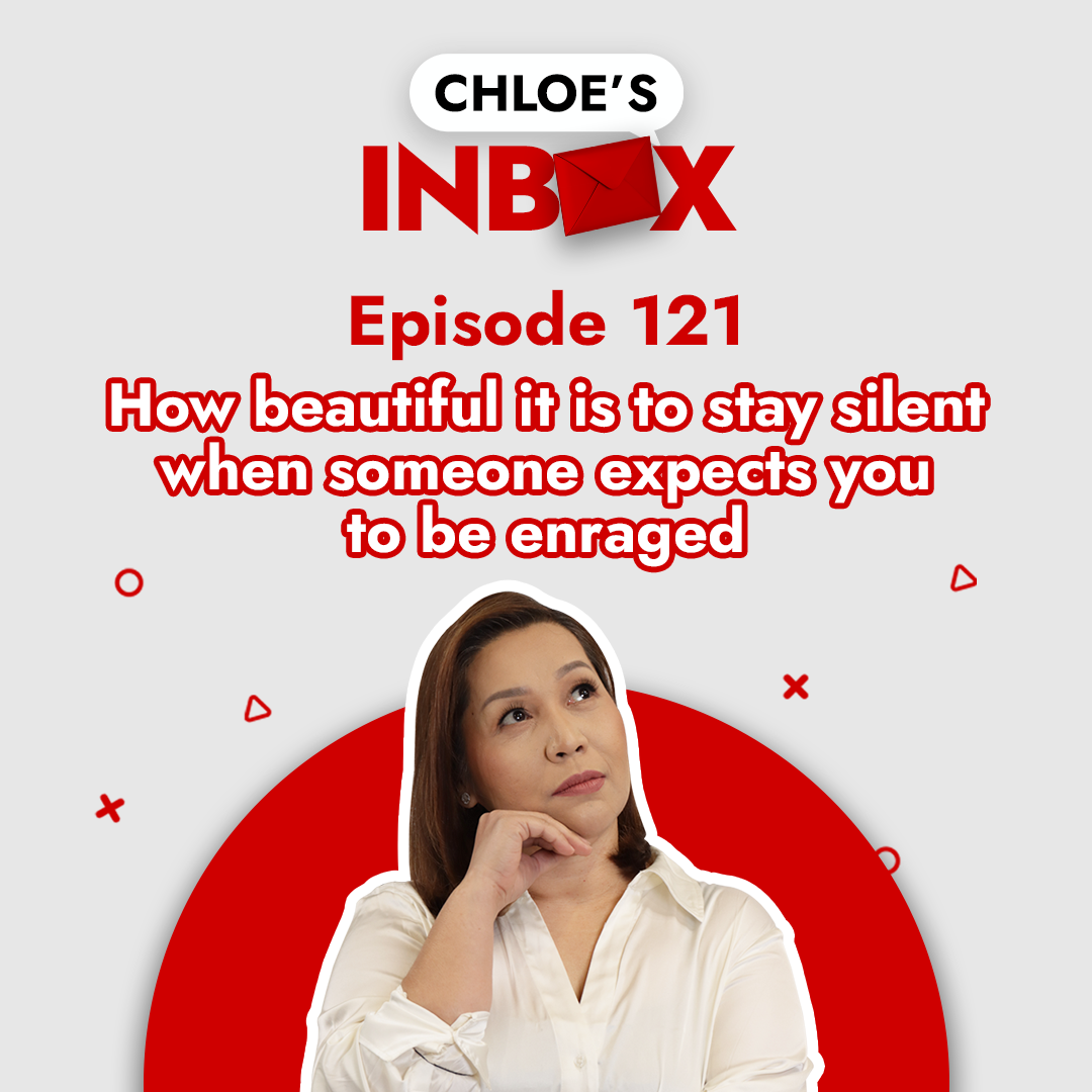 How beautiful it is to stay silent when someone expects you to be enraged