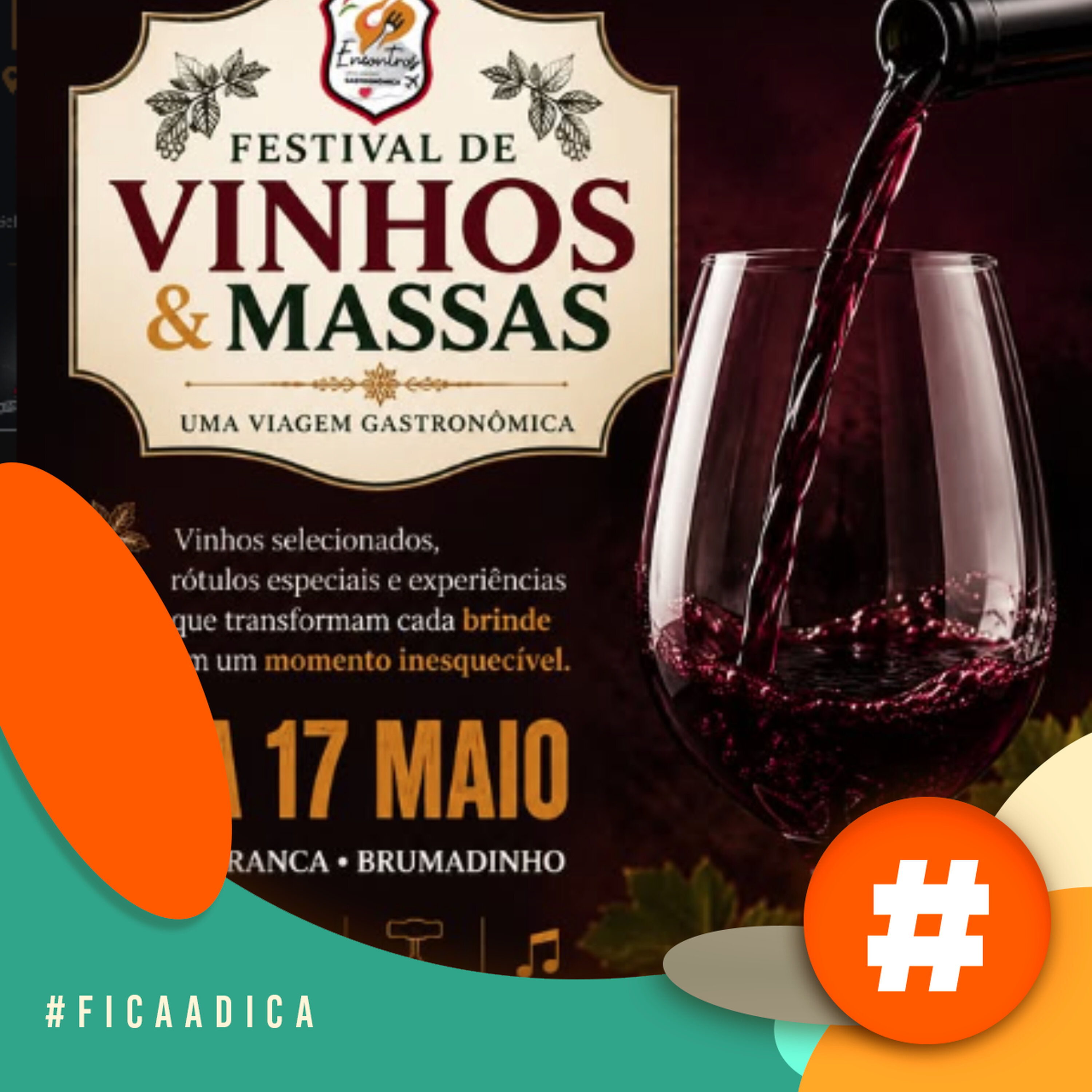 Fica a Dica – Neste final de semana, Festival de Queijos, Massas e Vinhos transforma Casa Branca em destino gastronômico