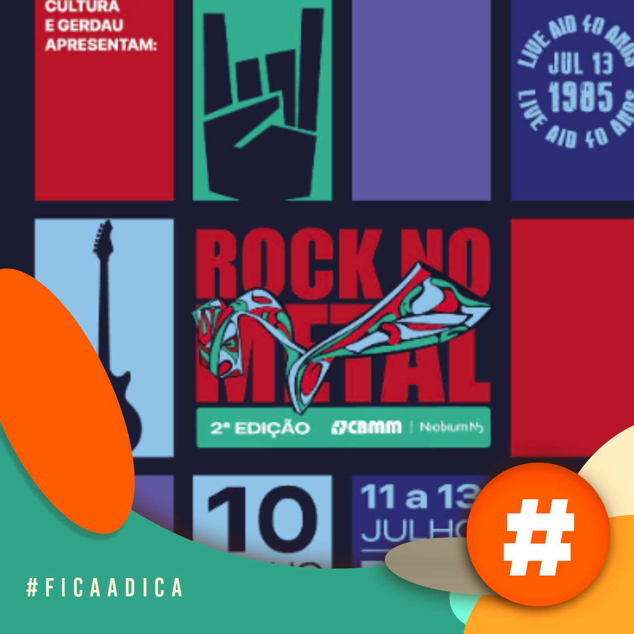 Fica a Dica - O MM Gerdau - Museu das Minas e do Metal promove, no dia 11 de julho, uma celebração ao dia do rock episode artwork