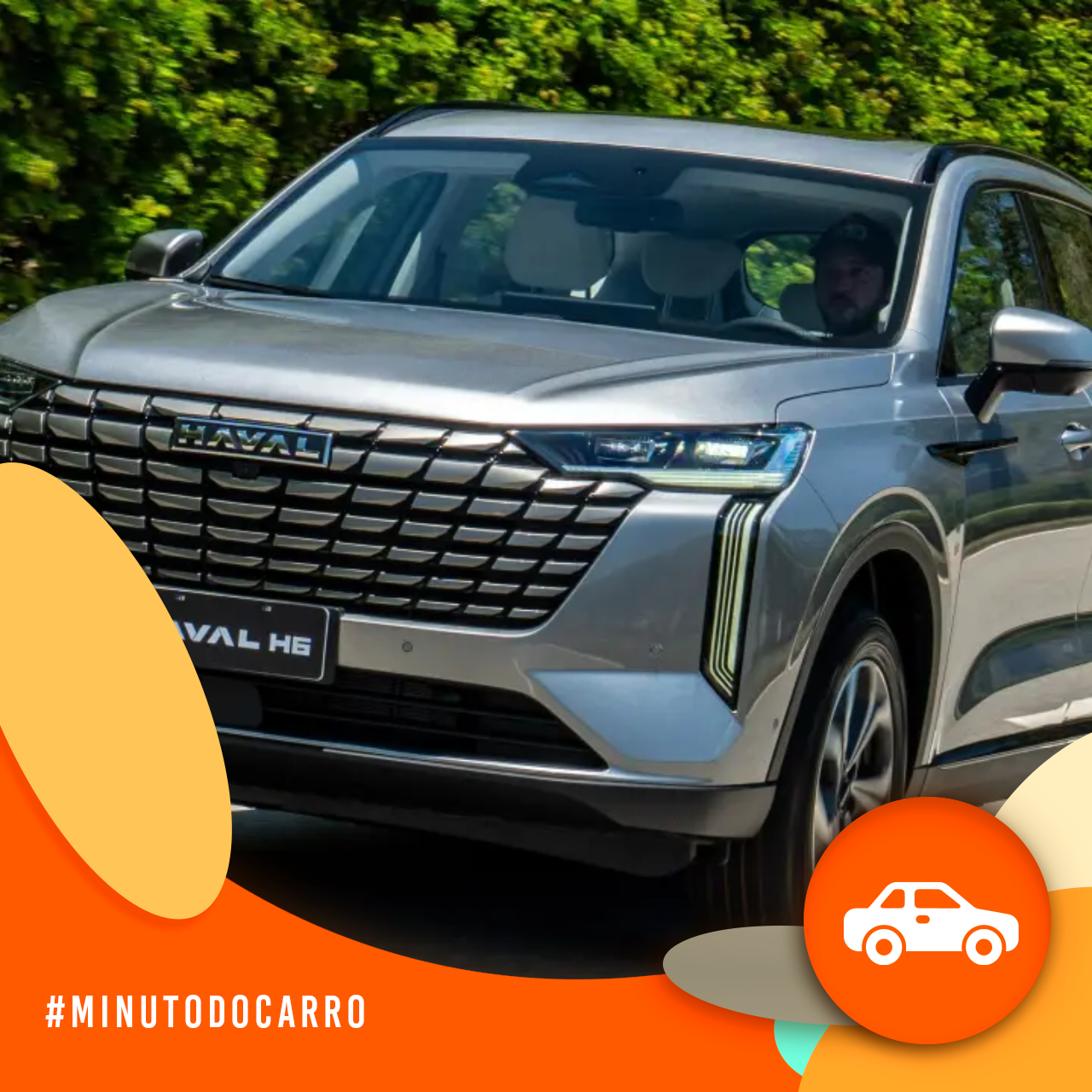 Minuto do Carro - GWM Haval H6 ganha sistema híbrido-flex episode artwork