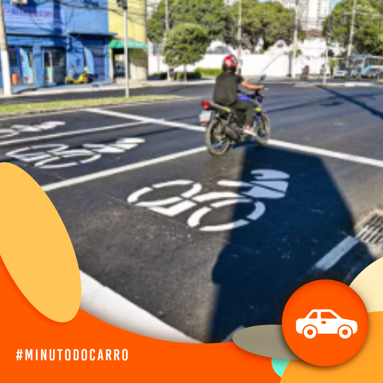Minuto do Carro - Desrespeitar a área de espera para motos no sinal pode dar multa?