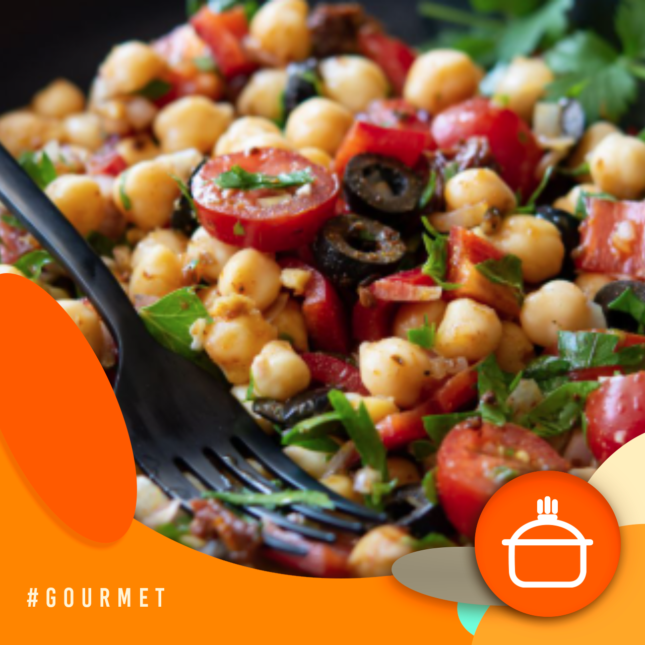 Alvorada Gourmet - Salada de grão de bico