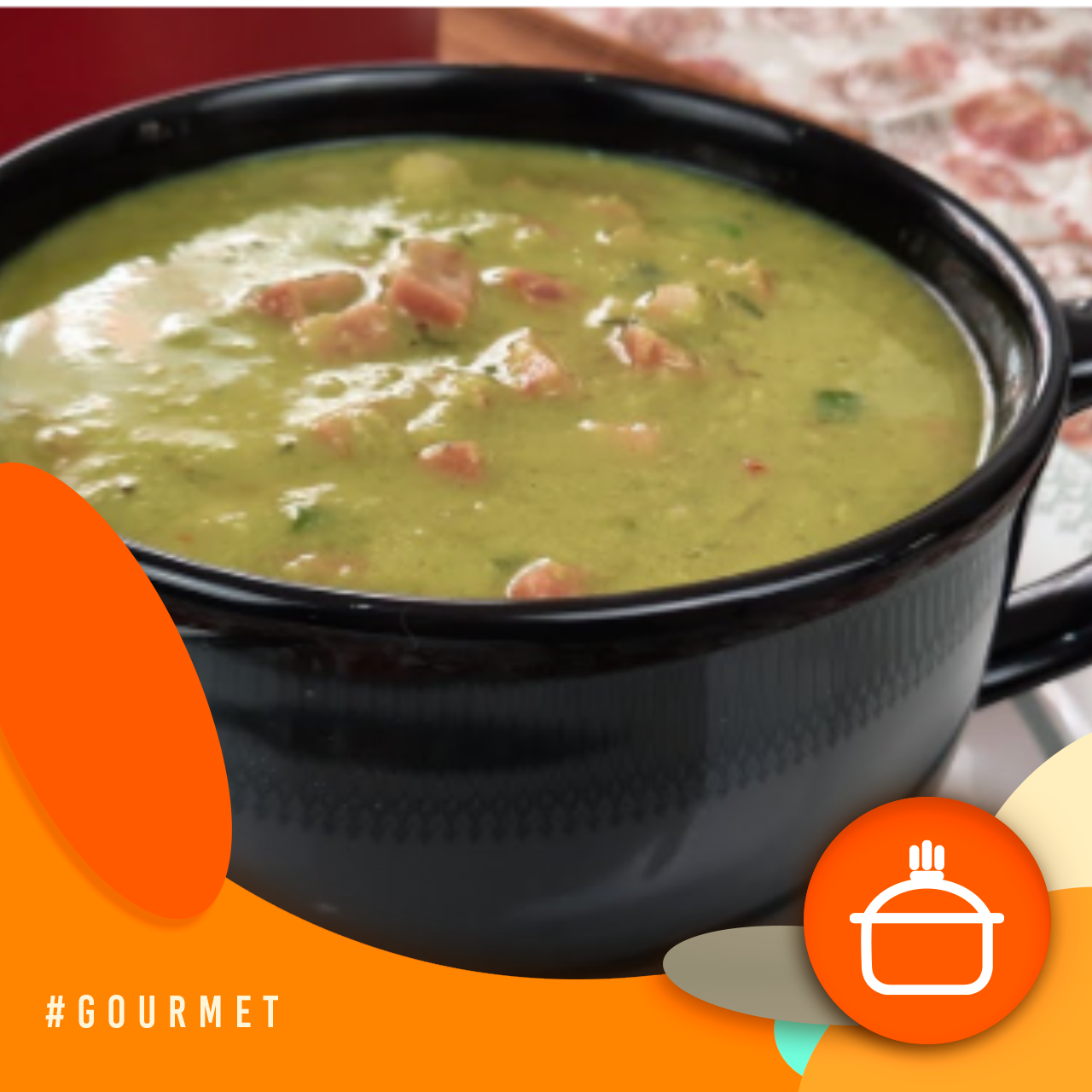 Alvorada Gourmet - Receita de caldo de ervilhas 