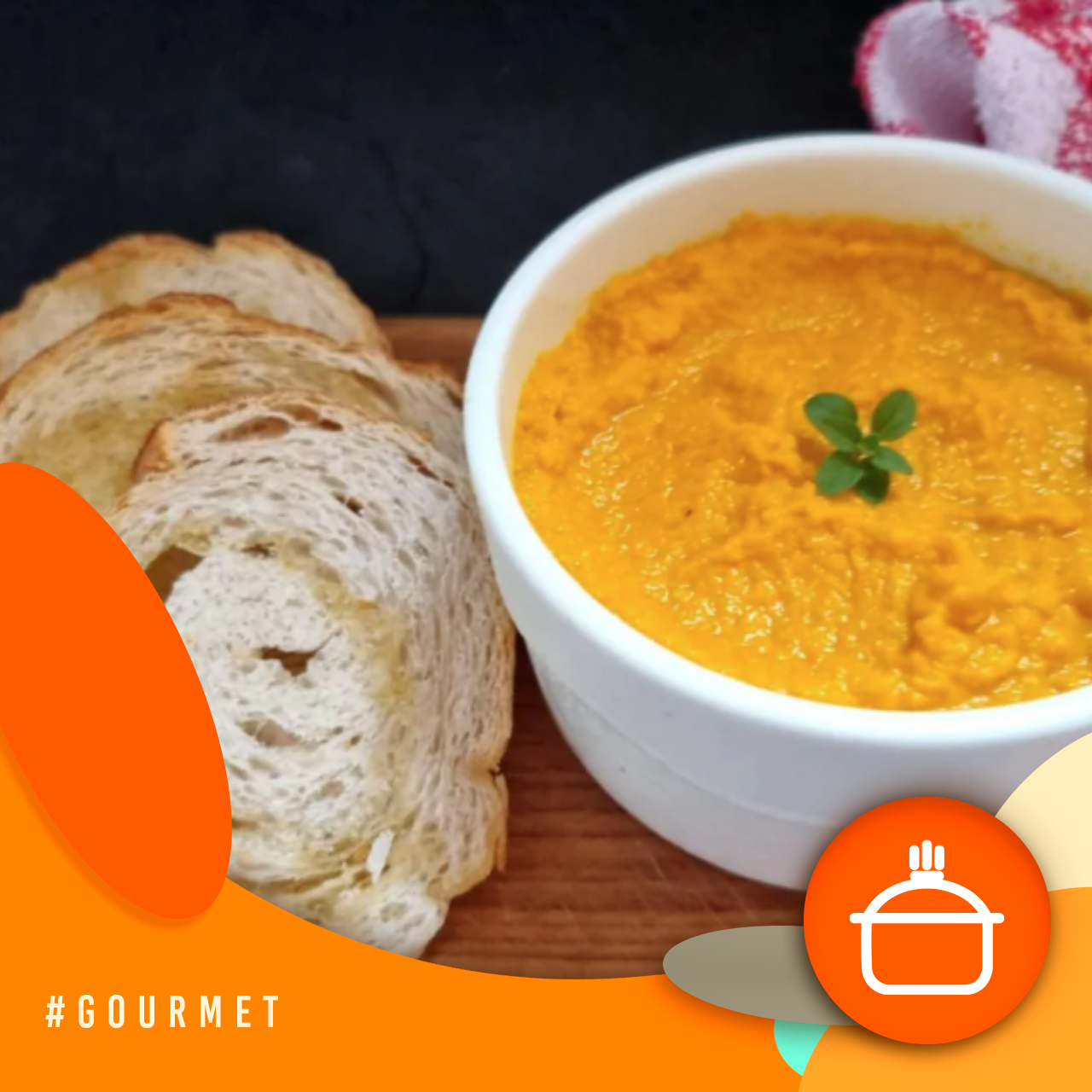 Alvorada Gourmet - Receita de pasta de cenoura assada