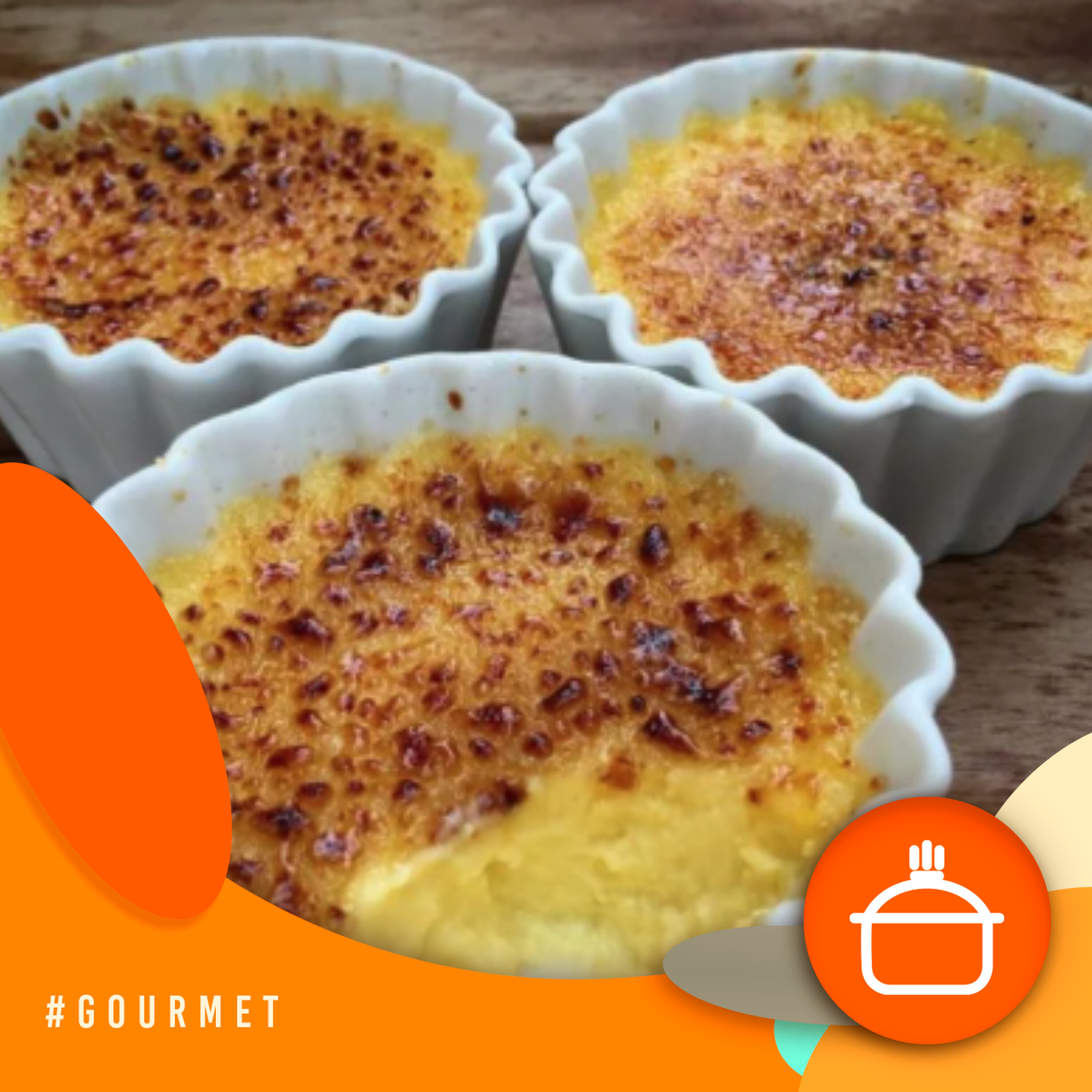 Alvorada Gourmet - Crème brûlée de milho Alvorada Gourmet - Crème brûlée de milho