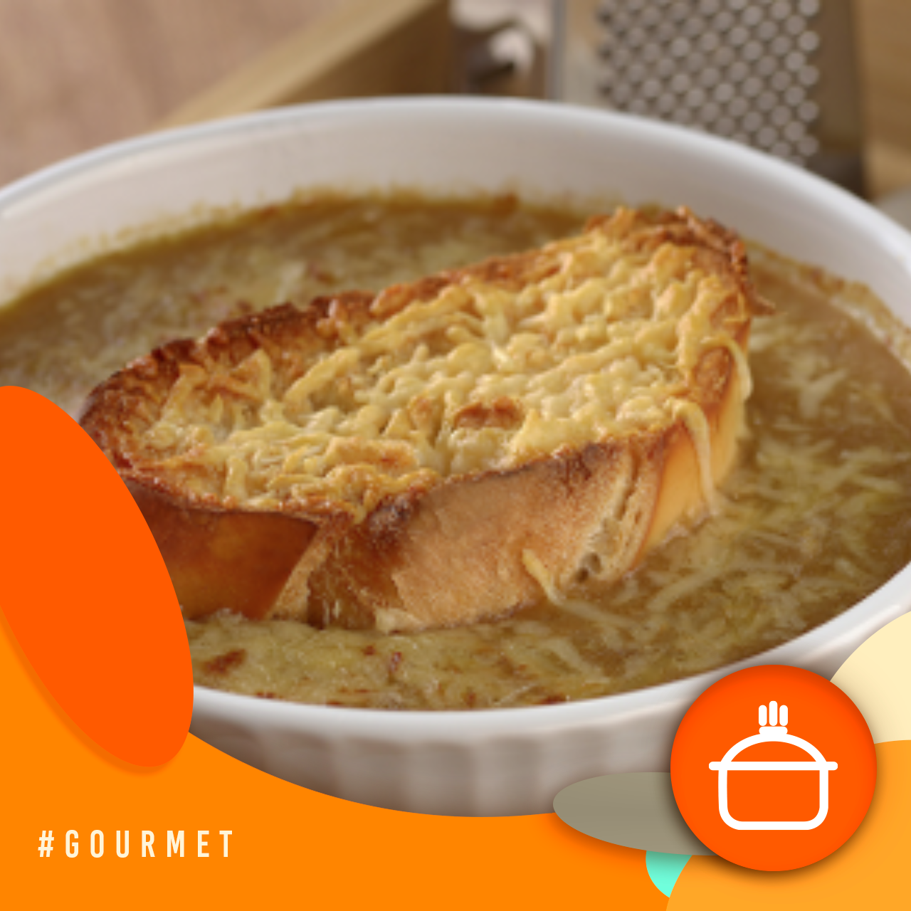 Alvorada Gourmet - Receita de sopa de cebola 