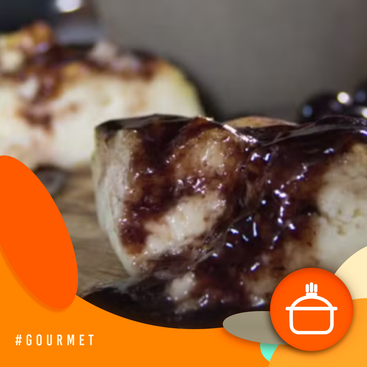 Alvorada Gourmet - Gratinado de queijo com calda de jabuticaba