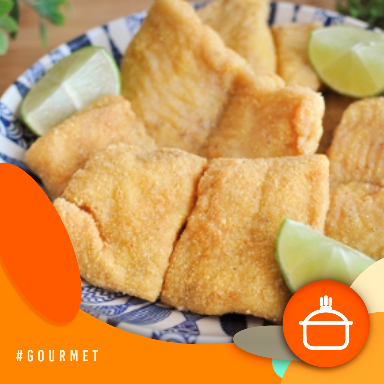 Alvorada Gourmet - Peixe frito no fubá 