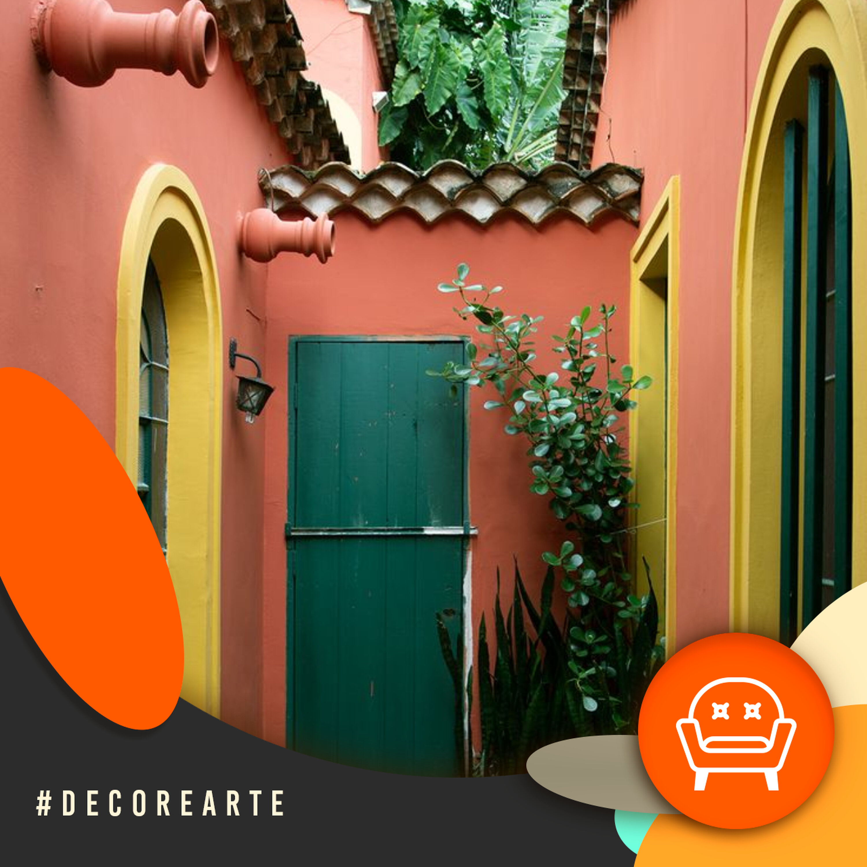 Decor e Arte - Combinações diferentes de cores