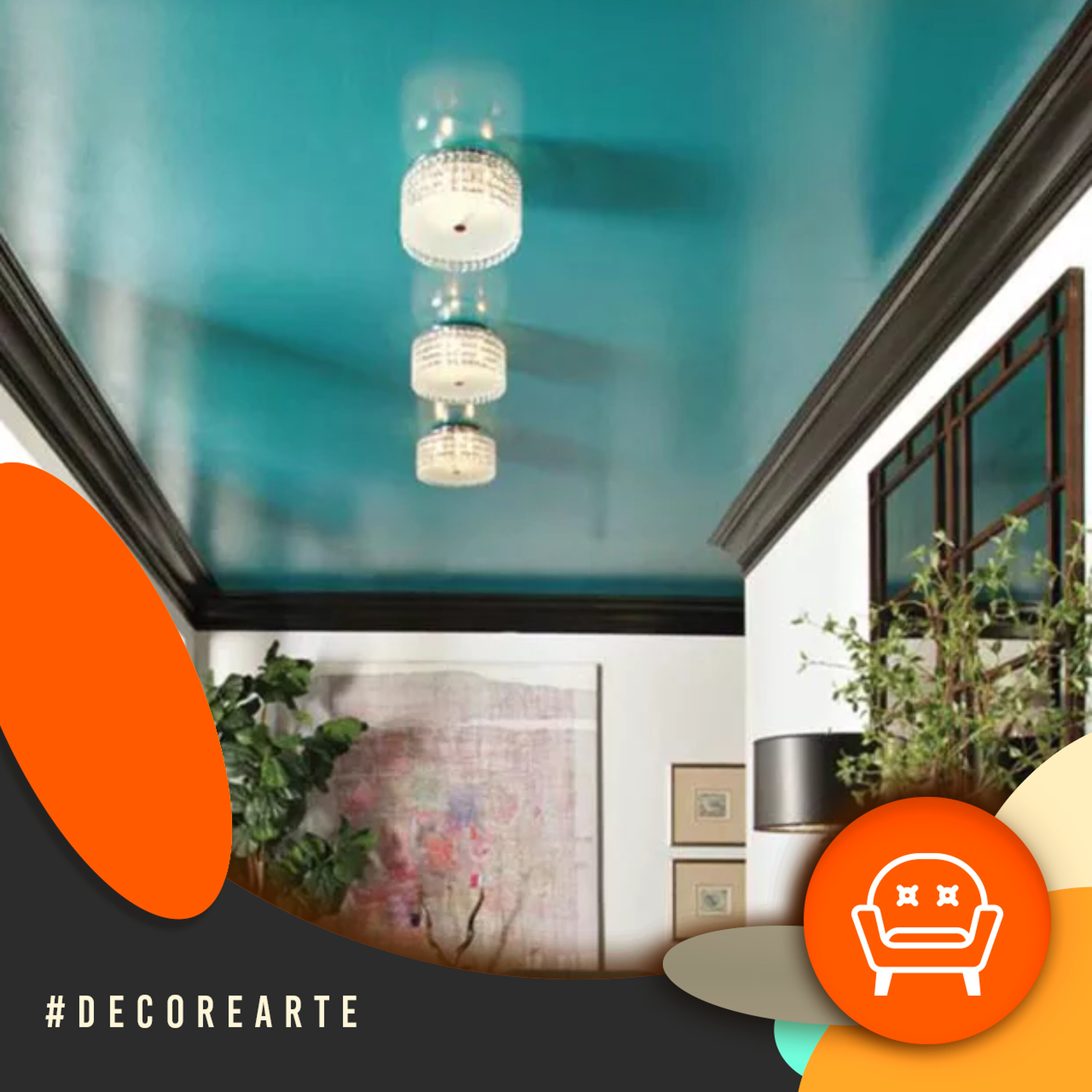 Decor e Arte - Tetos coloridos