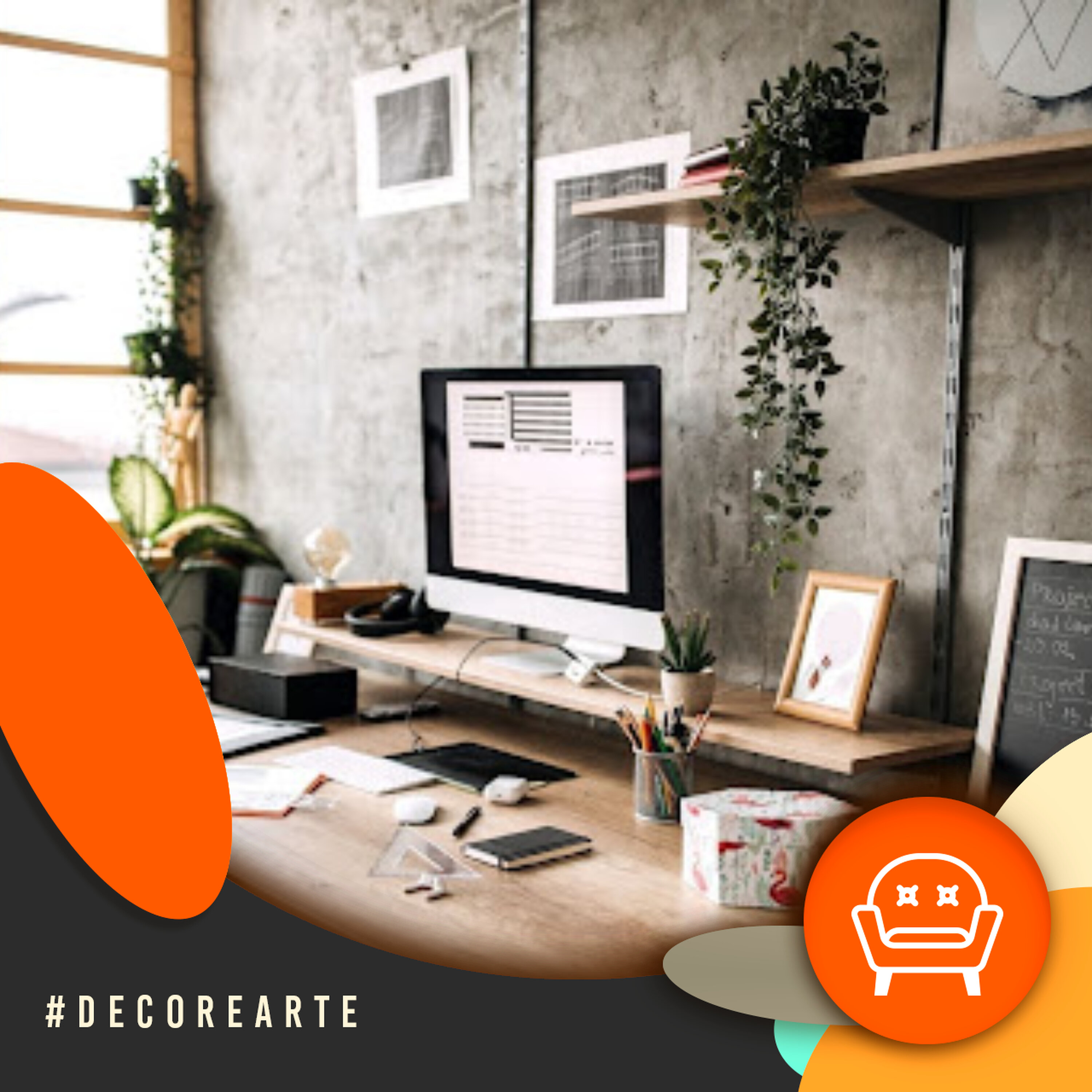 Decor e Arte - No Dia do Trabalho: home office