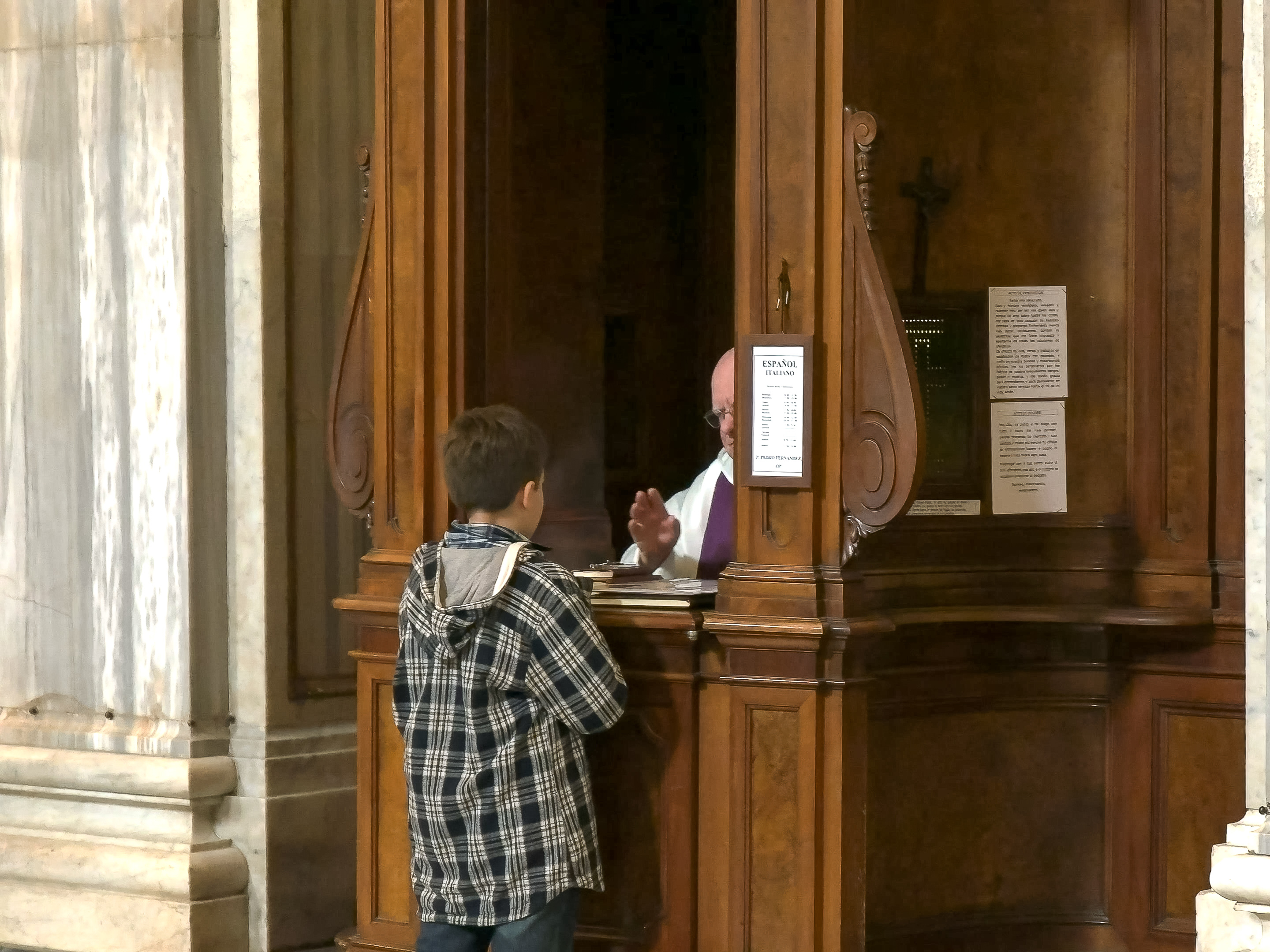 Getting Right with God (Father Simon Says)