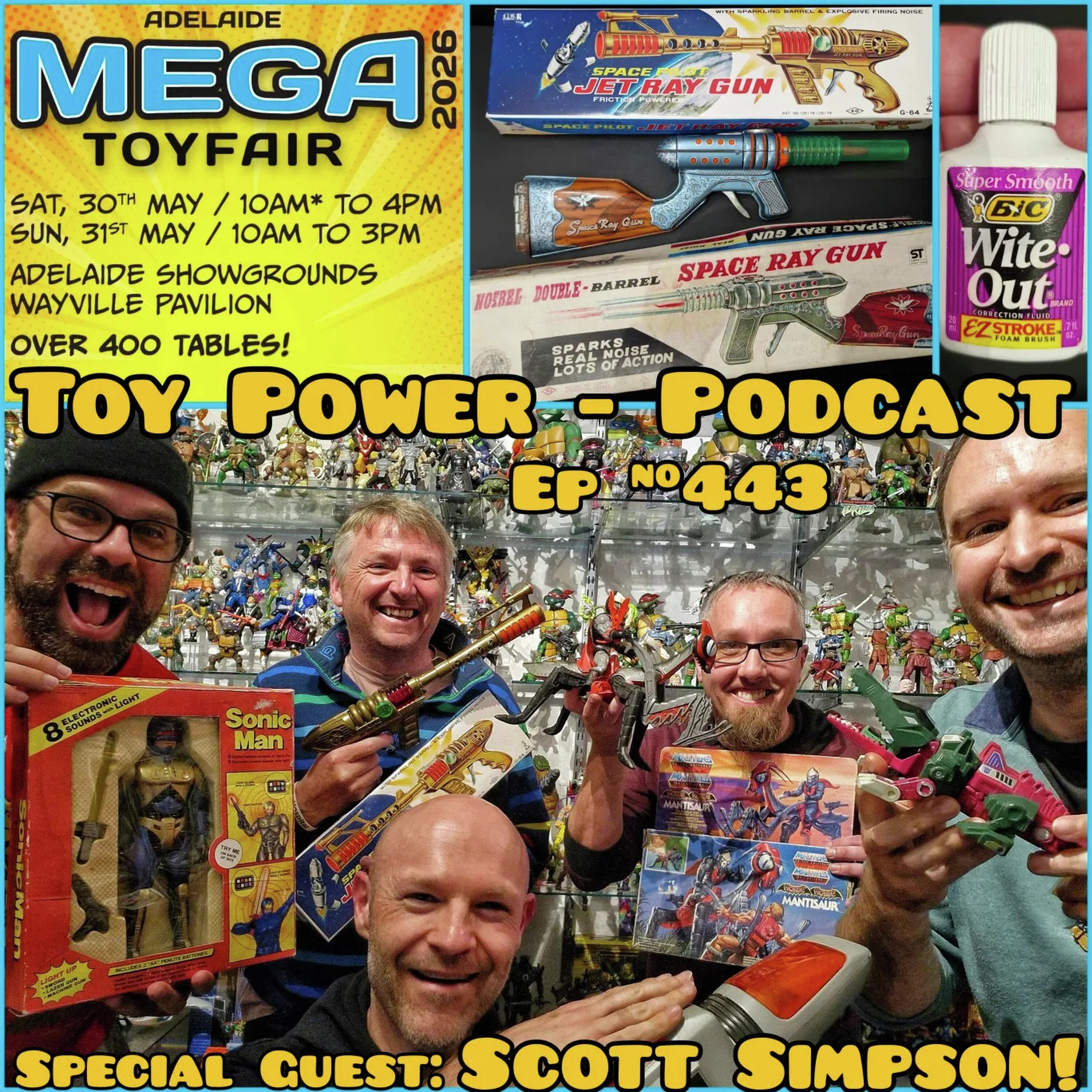 #443: Scott2 and the MEGA Toy Fair episode artwork