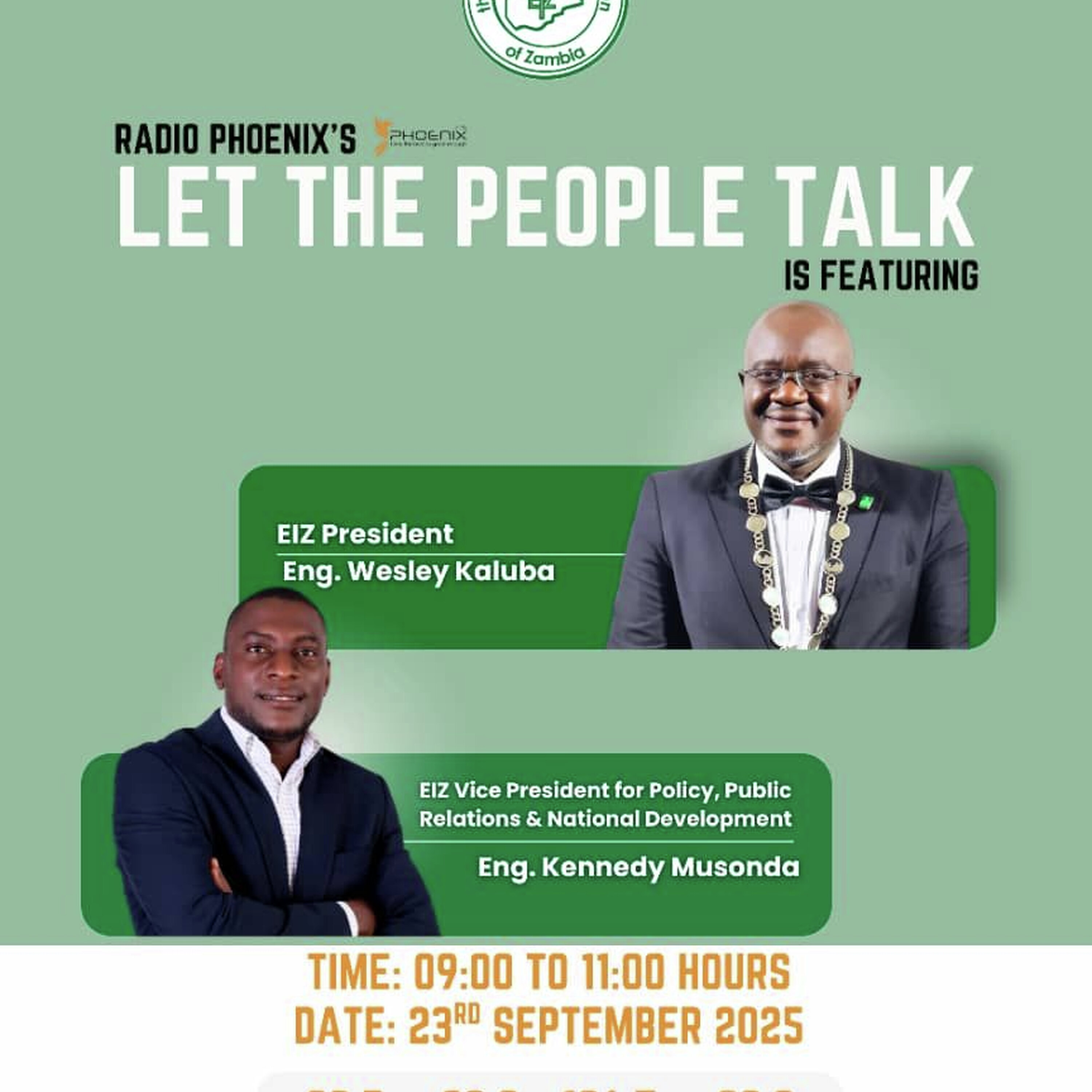 Let the People Talk - President and Vice Pressident of EIZ