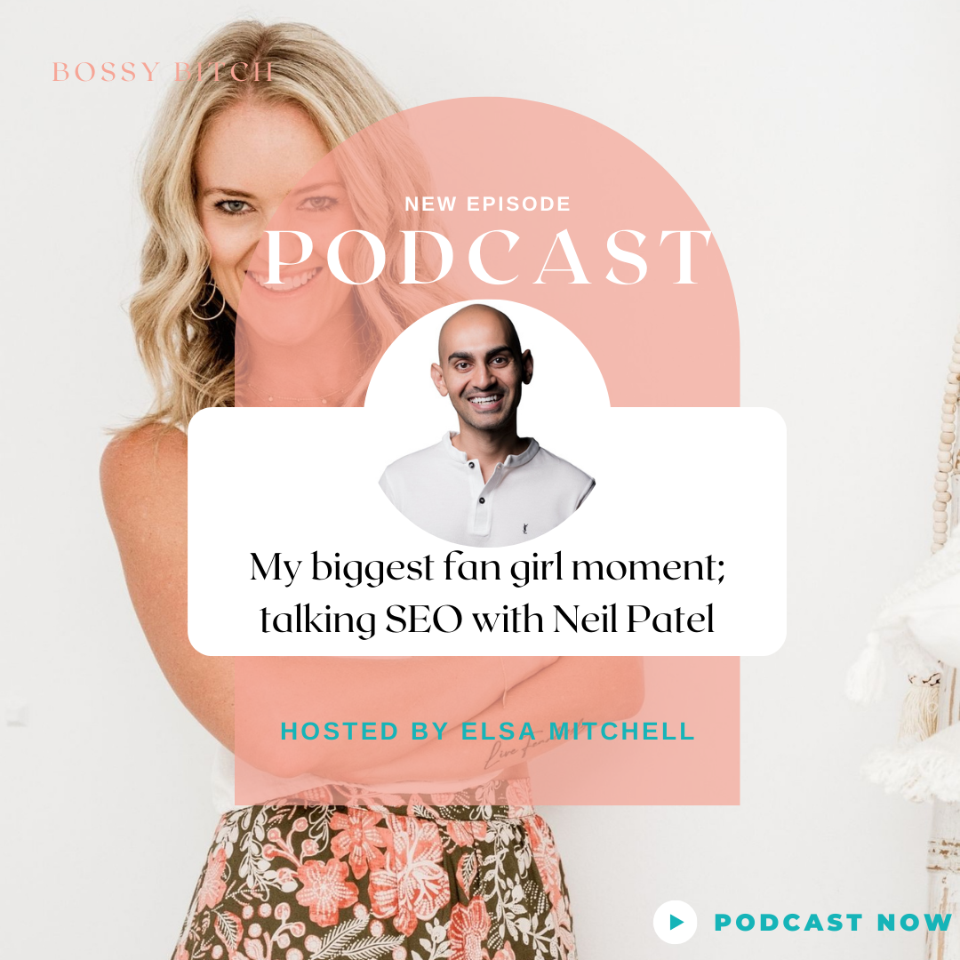 My biggest fan girl moment; talking SEO with Neil Patel