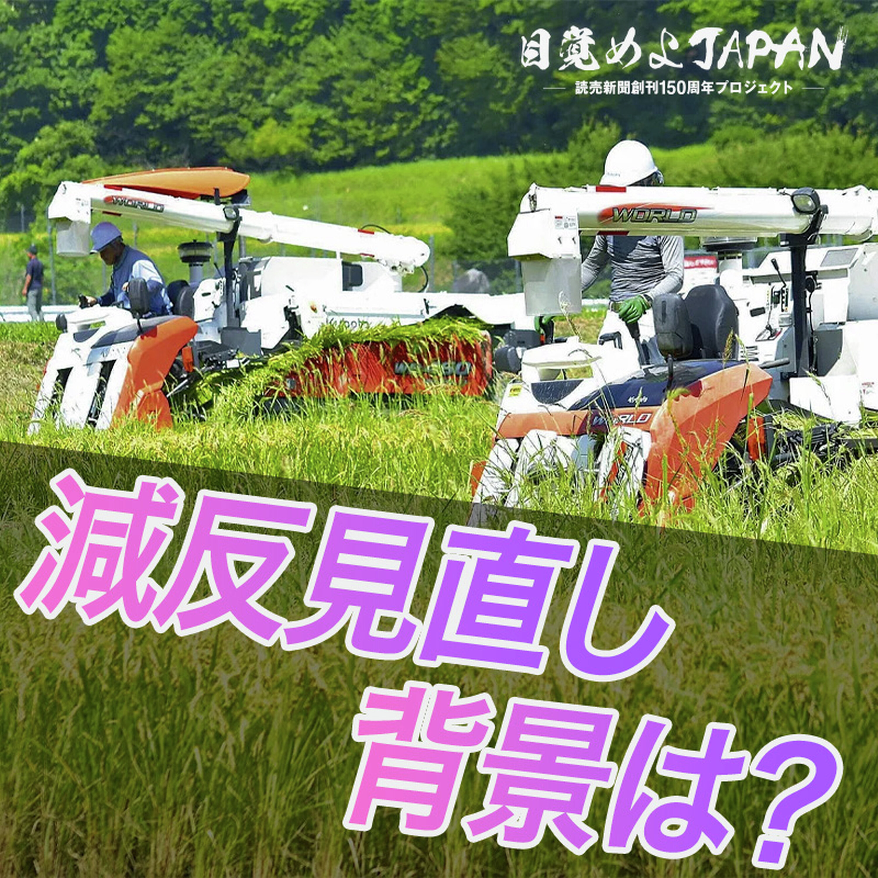 コメ増産へ 減反見直しの背景は?【目覚めよJAPAN連動企画】