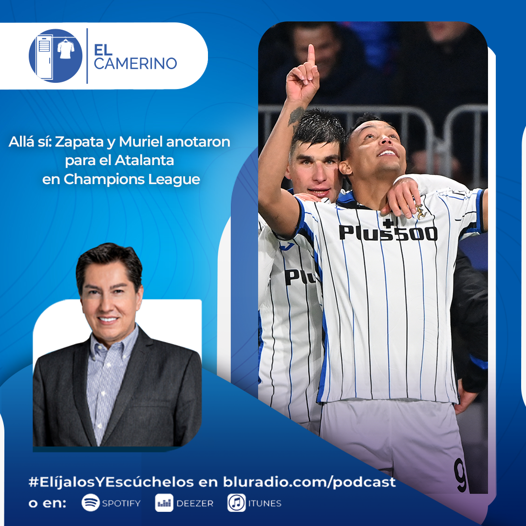 Allá sí: Zapata y Muriel anotaron para el Atalanta en Champions League