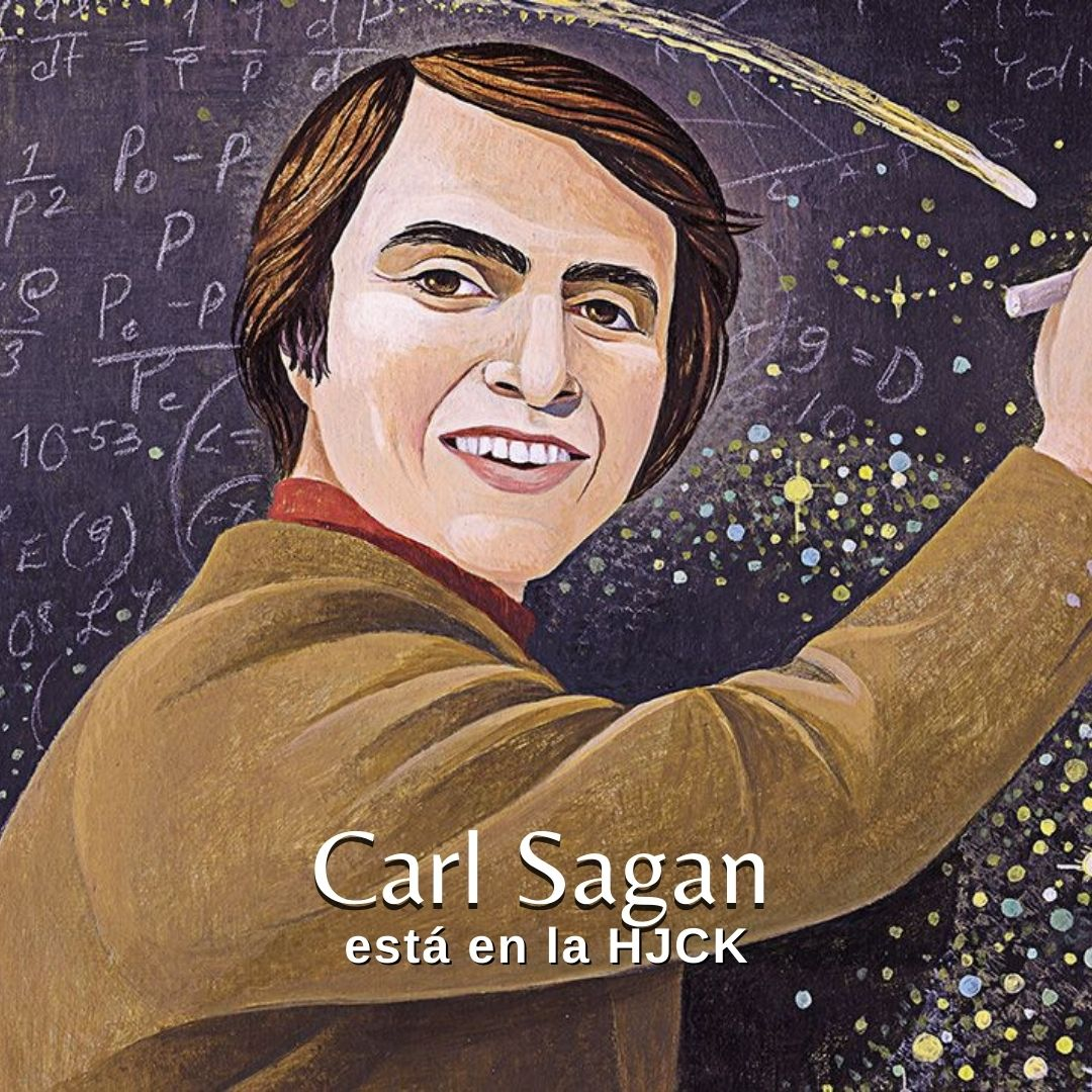 Imagen de apoyo de  Andrés Holguín sobre el libro "El cometa", de Carl Sagan