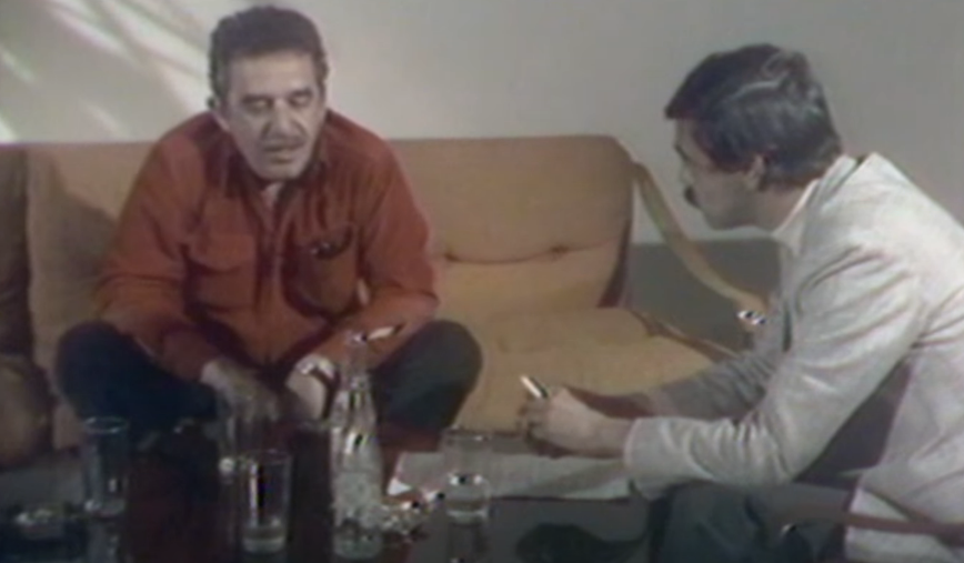 Imagen de apoyo de  Germán Castro Caycedo y su entrevista a Gabriel García Márquez