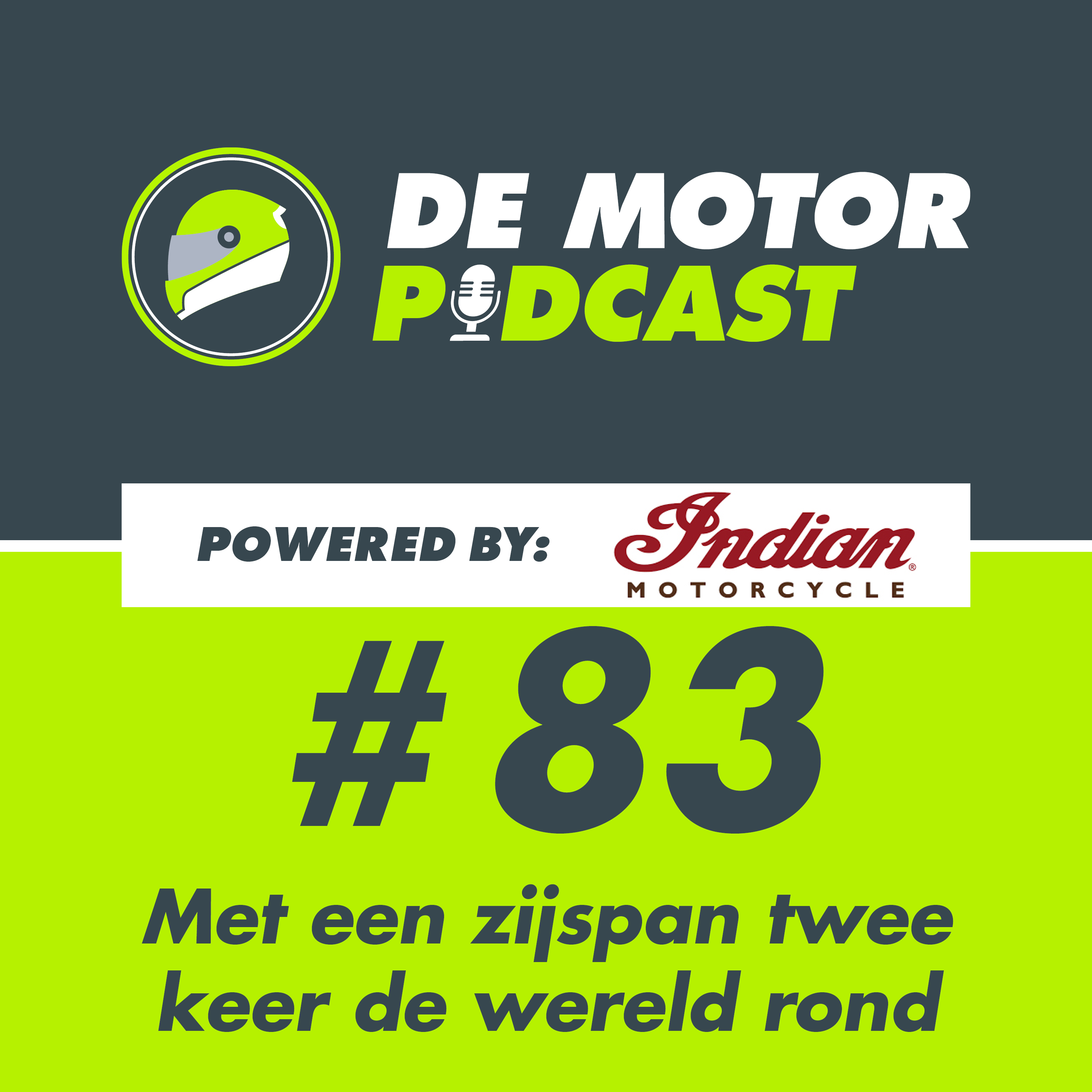 #083 Met een zijspan twee keer de wereld rond