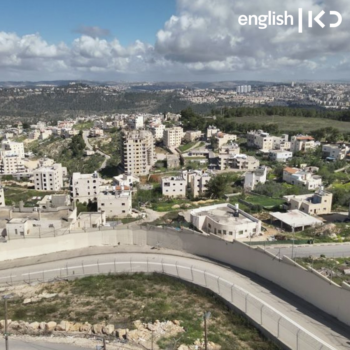 Massive illegal Palestinian building in Israeli-controlled West Bank